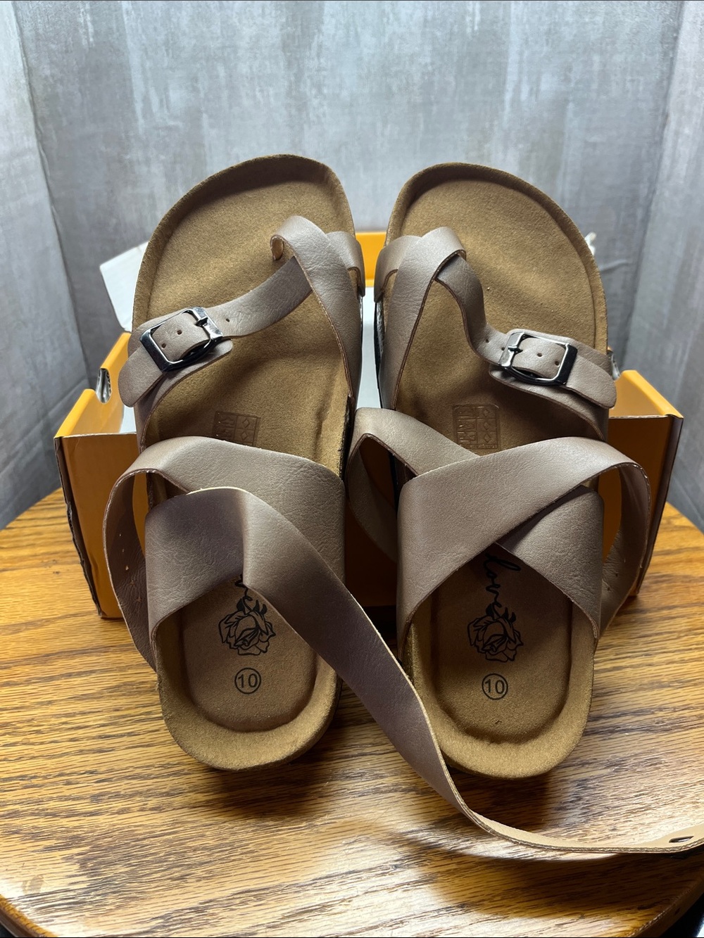 LOVE brand sandals, new inbox